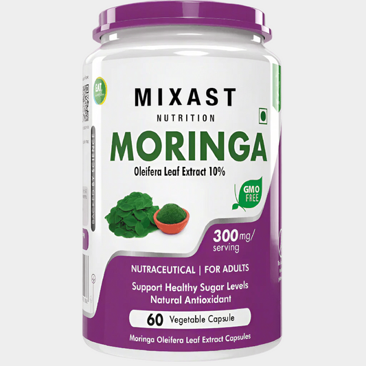 MIXAST® Moringa Extract, Support Healthy Sugar, Levels Natural Antioxidant 10:1-300mg