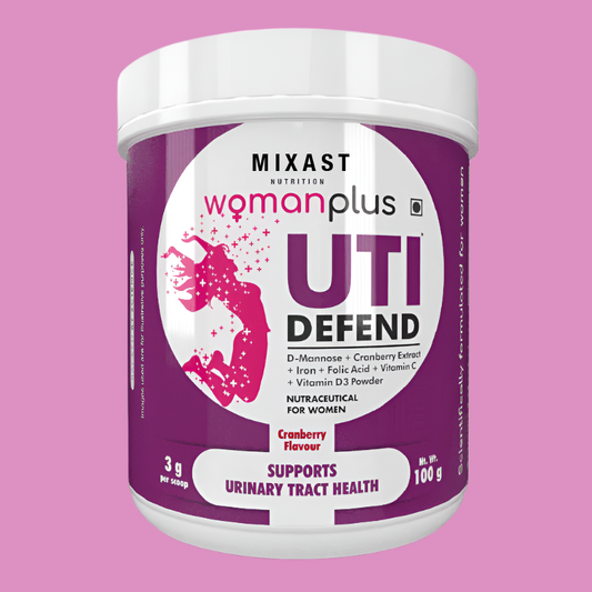 Woman Plus UTI, Supports Urinary Tract Health Defend Cranberry Flavour Powder 100g